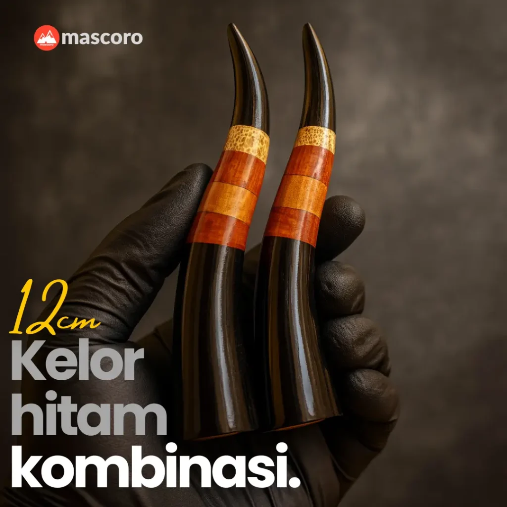 Pipa rokok kelor hitam kombinasi by mascoro