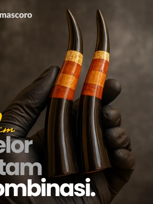 Pipa rokok kelor hitam kombinasi by mascoro