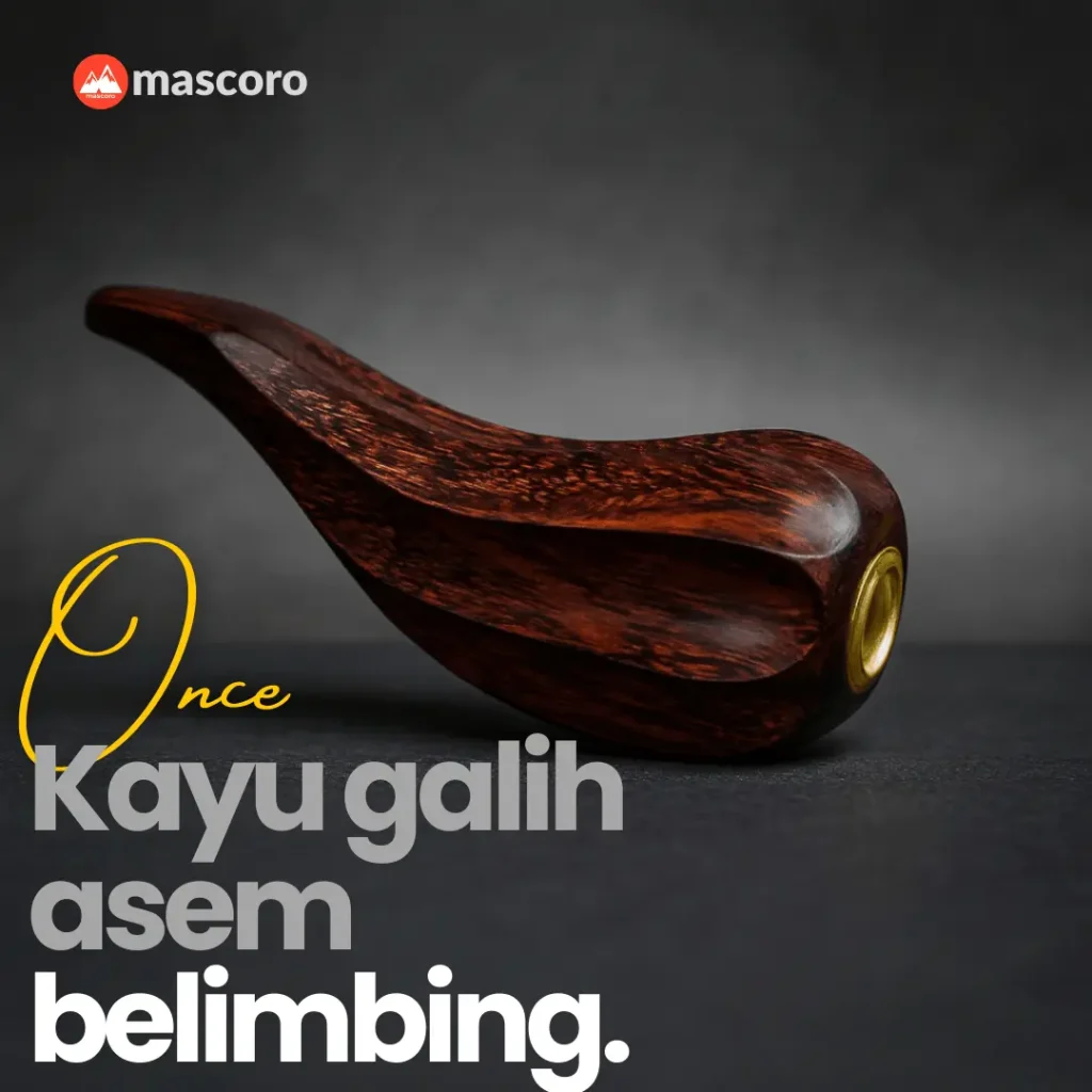 pipa rokok kayu galih asem belimbing premium
