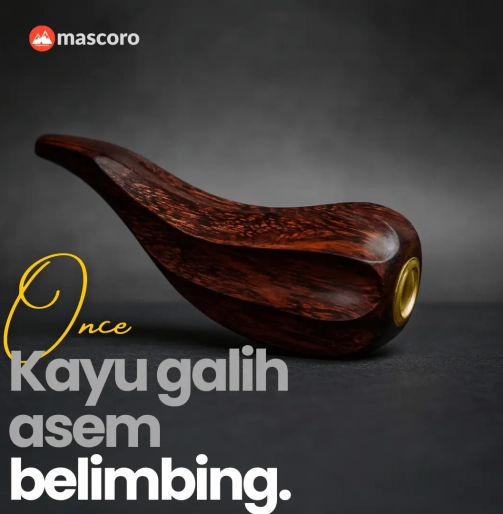 pipa rokok kayu galih asem belimbing premium