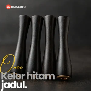 pipa rokok kelor hitam jadul mascoro