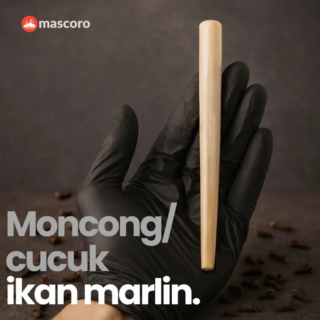 pipa rokok tulang marlin (cucuk marlin)