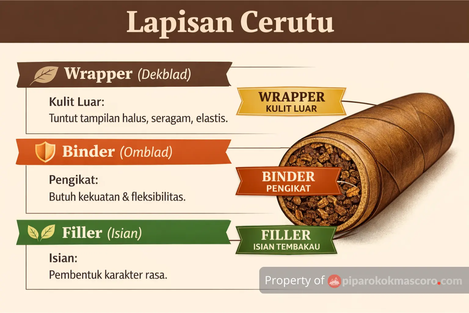 bagian bagian cerutu