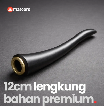 pipa kayu kelor hitam lengkung1