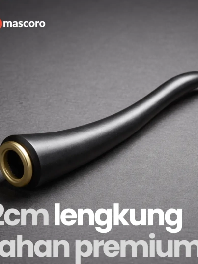 pipa kayu kelor hitam lengkung1