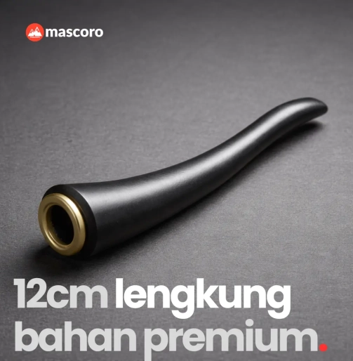 pipa kayu kelor hitam lengkung1