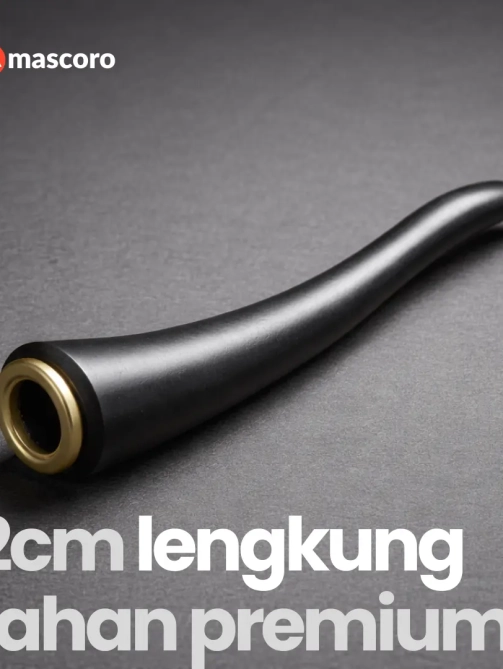 pipa kayu kelor hitam lengkung1