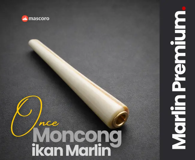 pipa rokok tulang marlin (cucuk marlin)